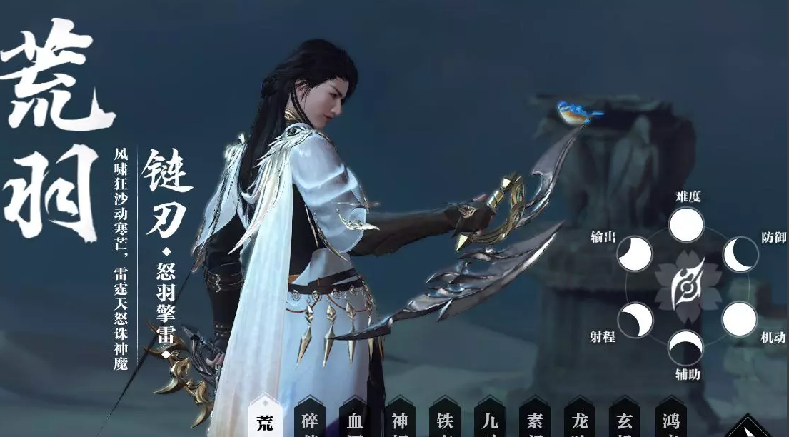 逆水寒荒羽技能浅介