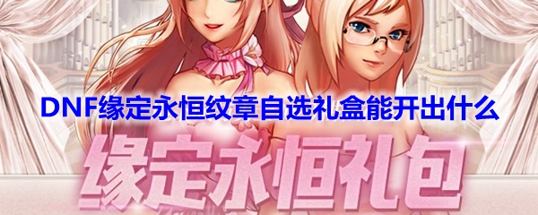 DNF缘定永恒纹章自选礼盒能开出什么