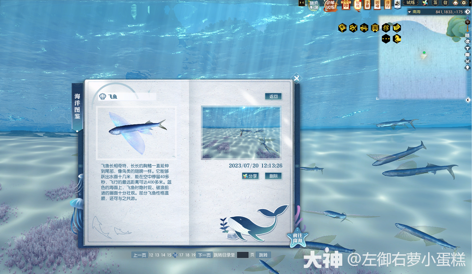 逆水寒飞鱼在哪