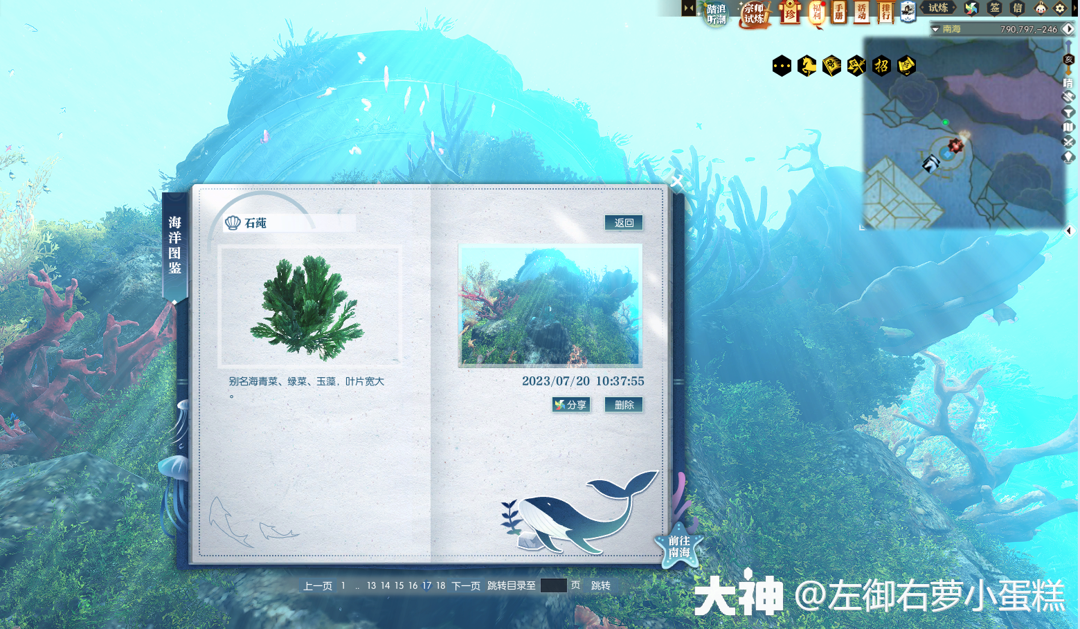 逆水寒石莼在哪