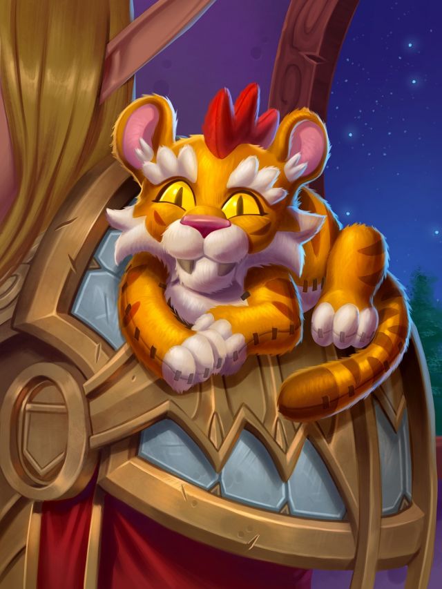 炉石传说绒绒虎卡牌图鉴