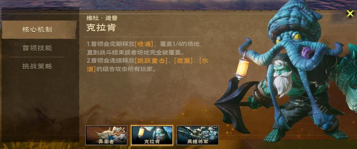 塔瑞斯世界鱼人沼泽老二机制介绍