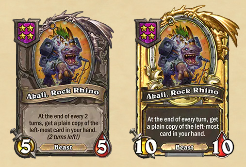 《炉石传说》酒馆战棋新随从石犀牛阿卡利介绍