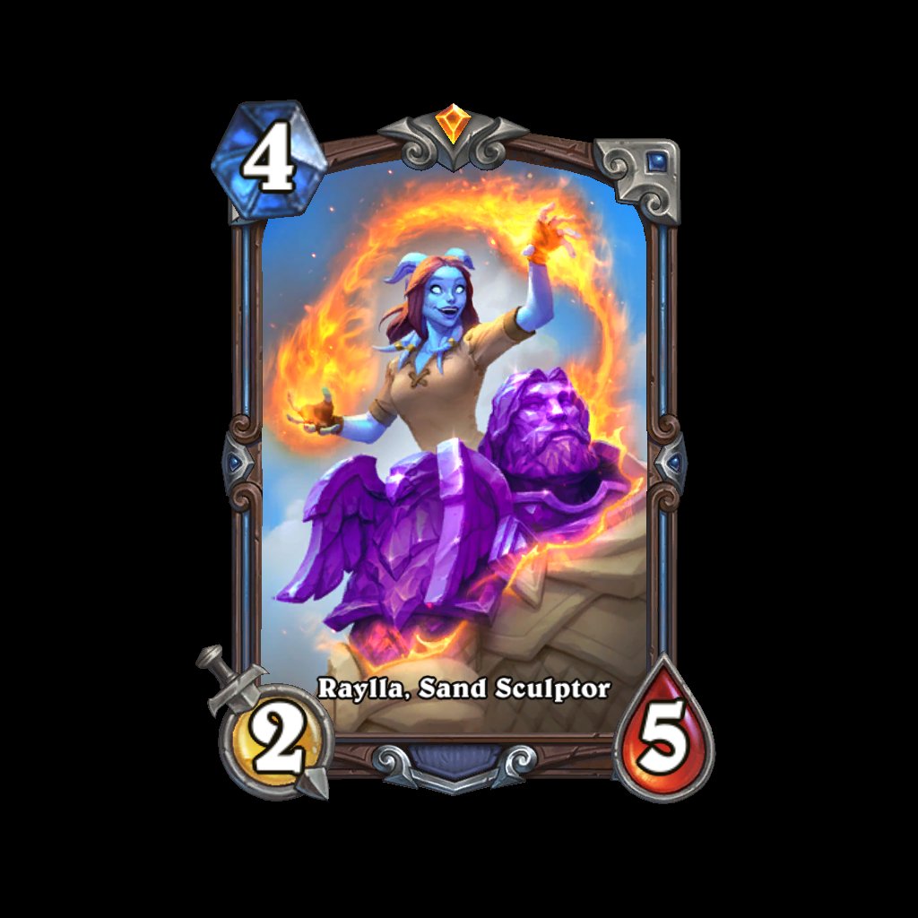 炉石传说沙滩塑形师蕾拉卡牌图鉴