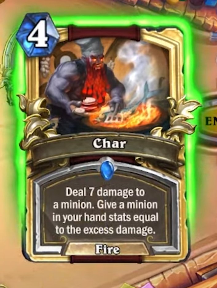 炉石传说烧焦卡牌图鉴