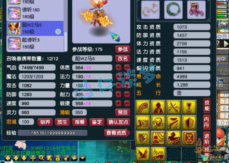 梦幻西游服战五庄观装备