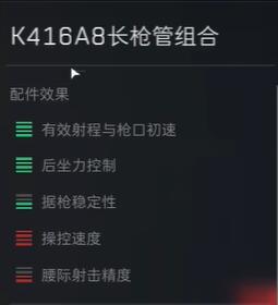 三角洲行动k416满改最稳配件