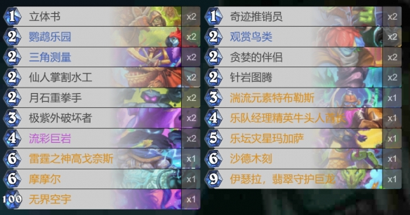 炉石传说伊瑟拉翡翠守护巨龙小行星萨卡组代码推荐