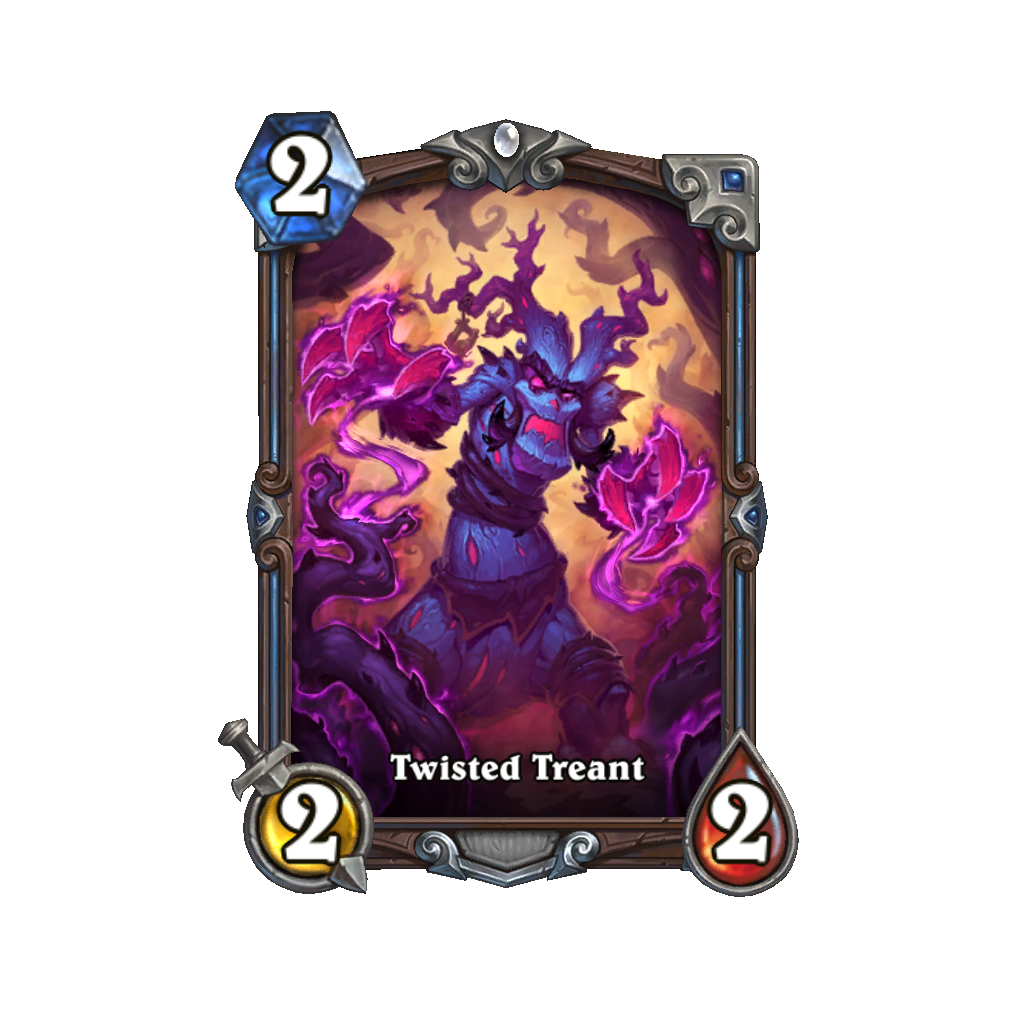 炉石传说扭曲的树人卡牌图鉴