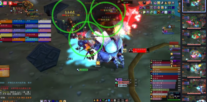 魔兽世界TOC阿努巴拉克中虫位置圈圈WA