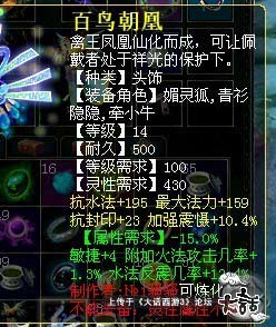 大话西游3男妖装备推荐