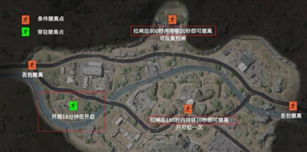 暗区突围无限前线要塞撤离点