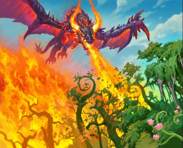 炉石传说焚火林地卡牌图鉴