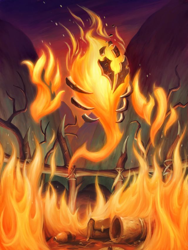 炉石传说活体烈焰卡牌图鉴