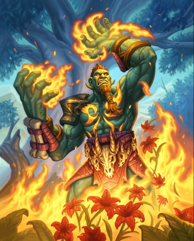 炉石传说扎卡利驭焰者卡牌图鉴