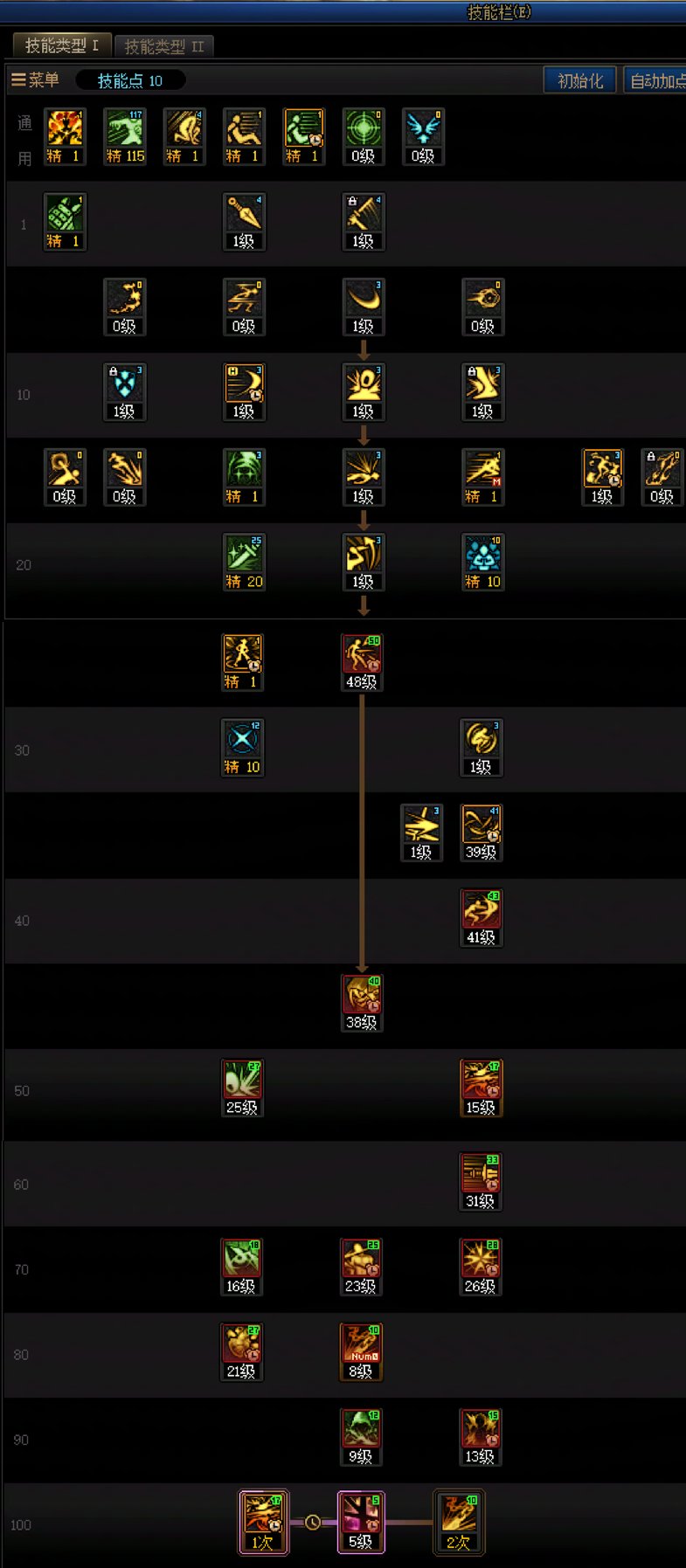 DNF人造神版本影舞者技能怎么加点