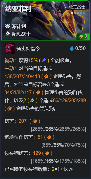 云顶之弈s14纳亚菲利阵容