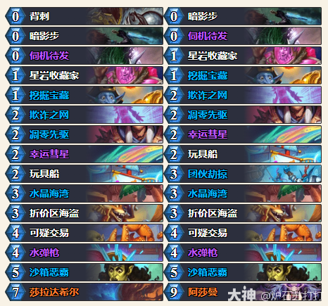 炉石传说2025年5月海盗贼卡组代码分享