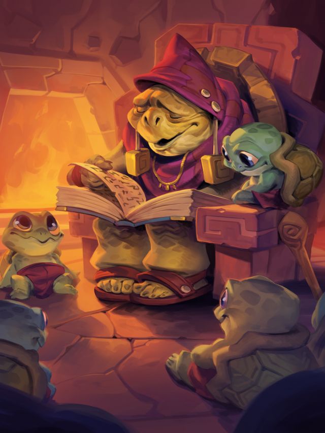 炉石传说讲故事的始祖龟卡牌图鉴