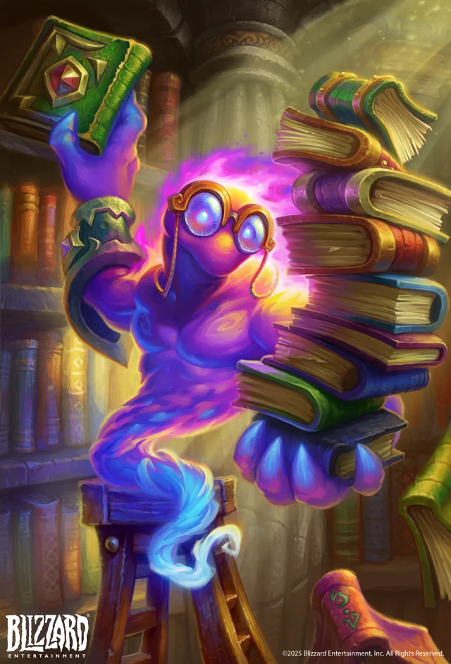 炉石传说咒术图书管理员卡牌图鉴