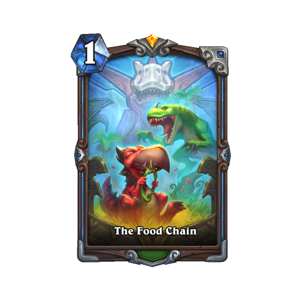 炉石传说食物链卡牌图鉴
