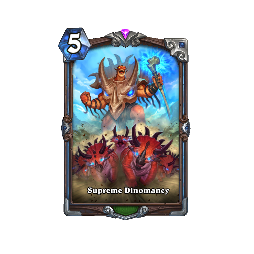 炉石传说顶级恐龙学卡牌图鉴