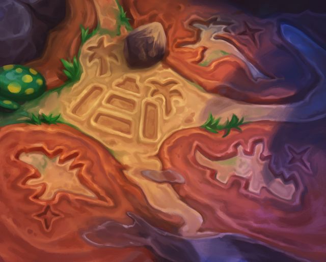 炉石传说奇异的地图卡牌图鉴