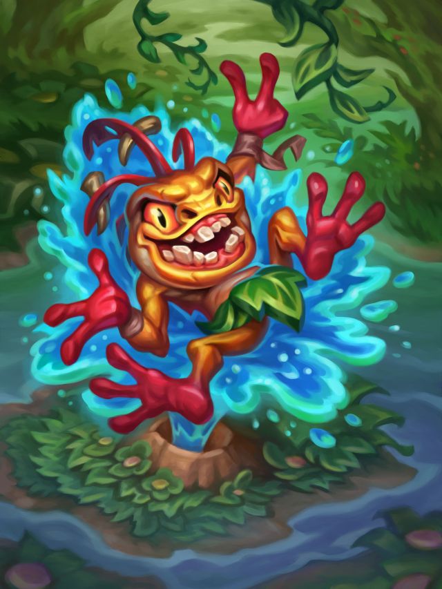 炉石传说温泉踏浪鱼人卡牌图鉴