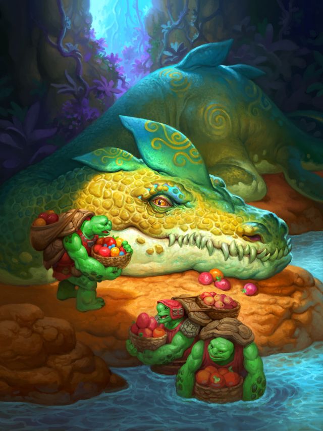 炉石传说圣窟生物卡牌图鉴