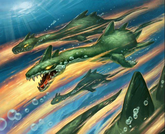 炉石传说蛇颈龙群的伊度卡牌图鉴