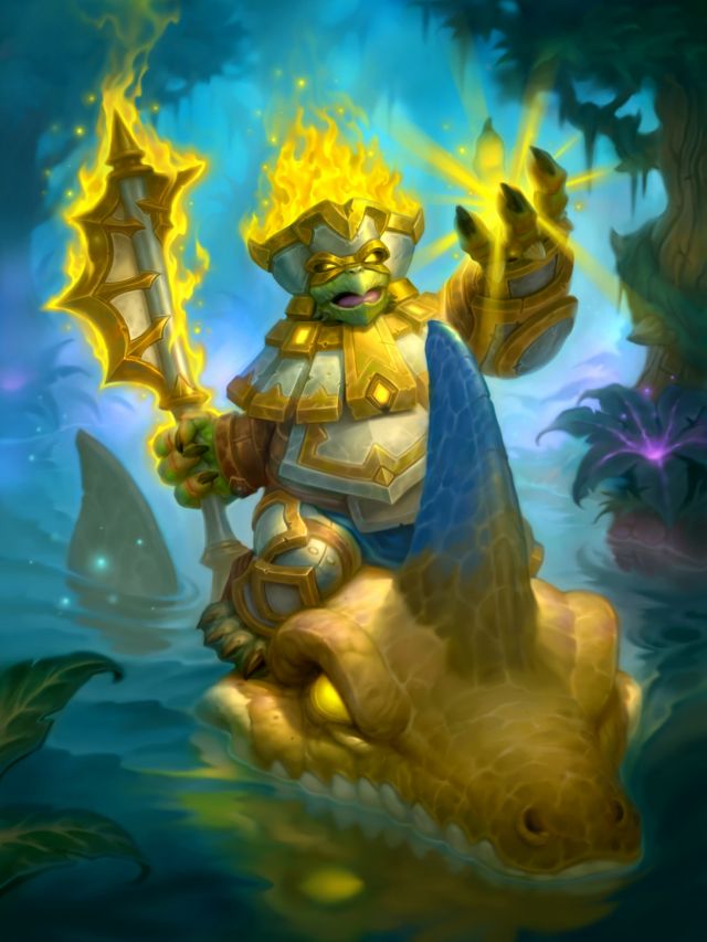 炉石传说蛇颈龙群的伊度卡牌图鉴