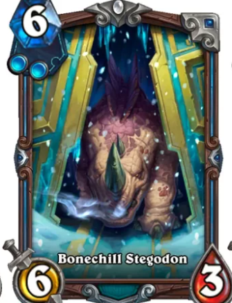 炉石传说寒骨剑龙卡牌图鉴