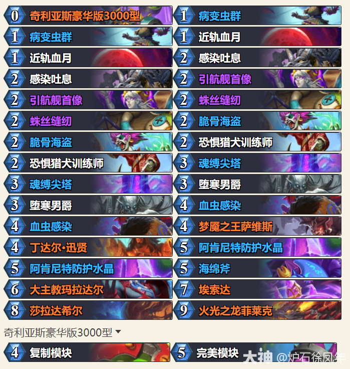 炉石传说平台赛决赛要发财啦儿戏节奏绿dk卡组代码分享