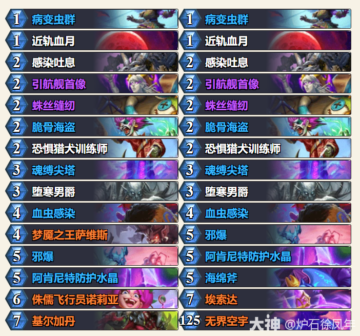 炉石传说平台赛决赛斗鱼揽月红红绿节奏dk卡组代码分享