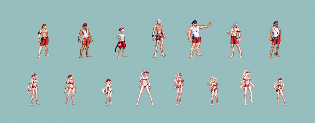 《DNF》2025全职业夏日套时装外观效果展示