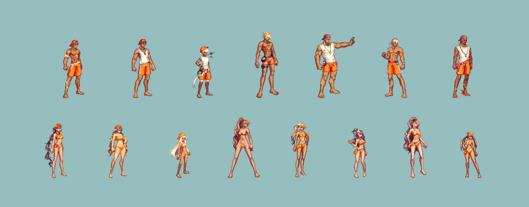 《DNF》2025全职业夏日套时装外观效果展示