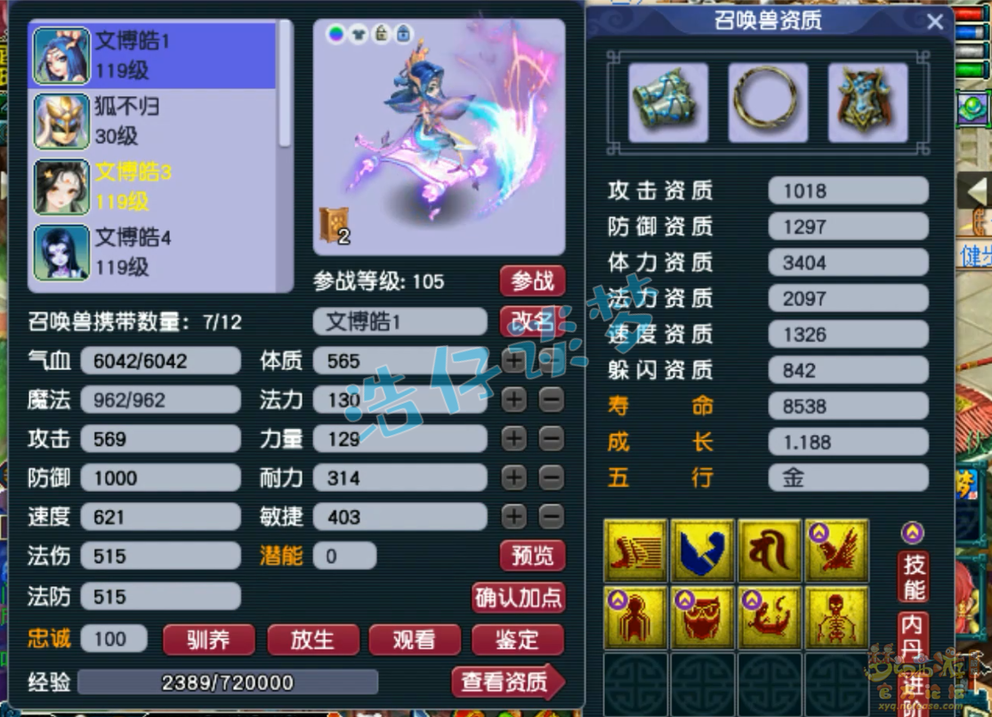 梦幻西游109百套凌波城装备展示图