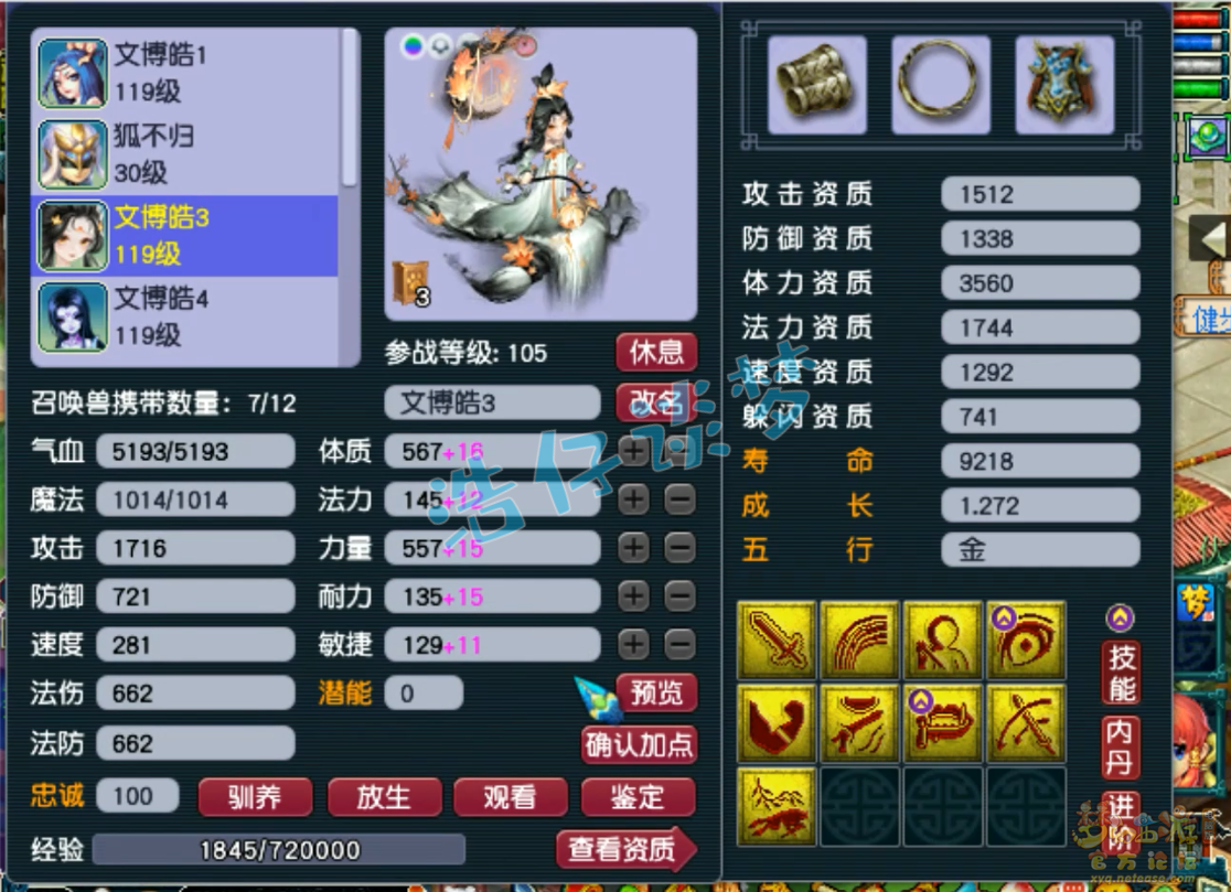 梦幻西游109百套凌波城装备展示图