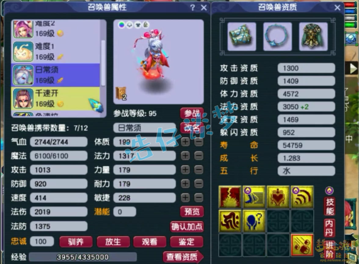 梦幻西游159级辅助无底洞装备展示图