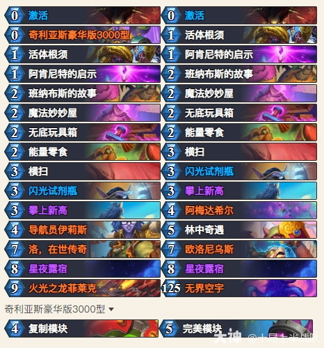 炉石传说桐人法强德卡组代码一览