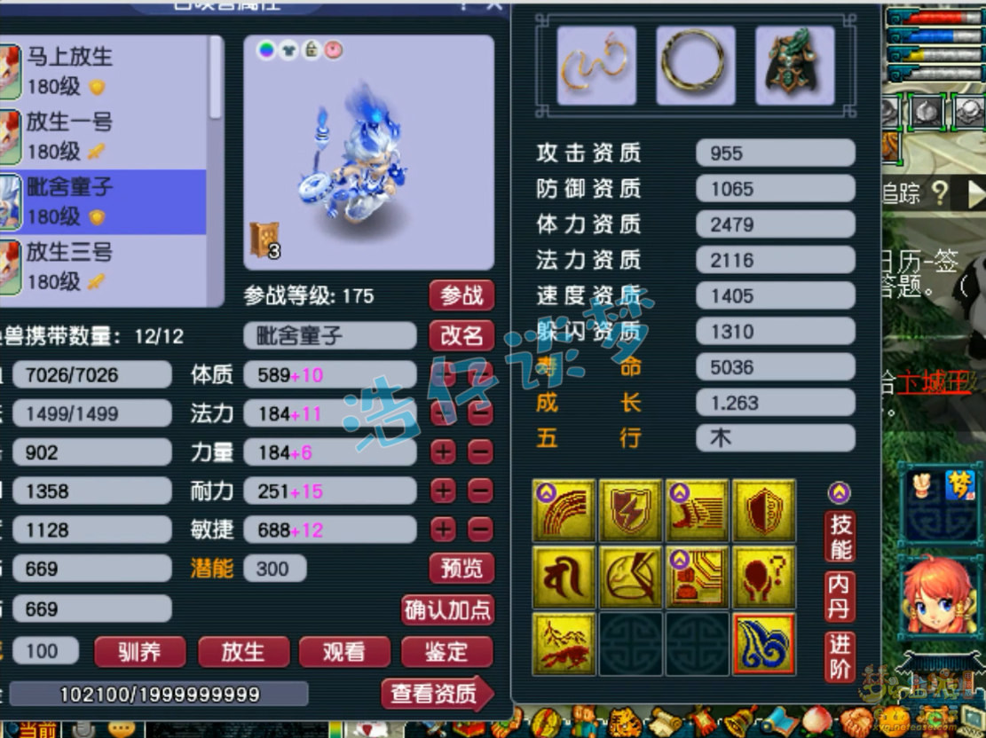 梦幻西游凌波城服战175级装备展示图