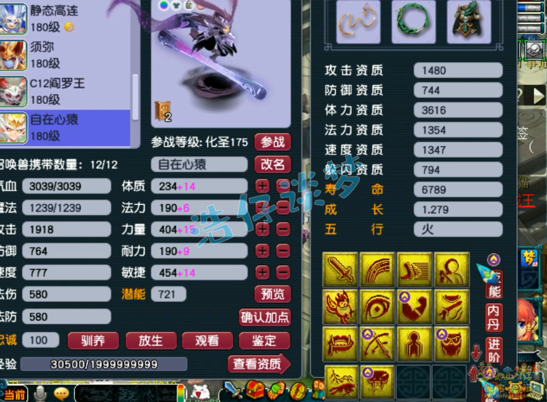 梦幻西游凌波城服战175级装备展示图