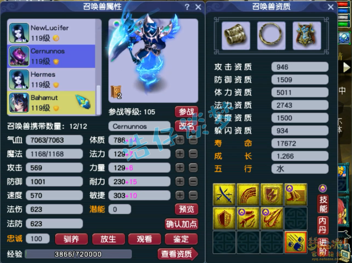 梦幻西游竞速龙宫109级装备展示图