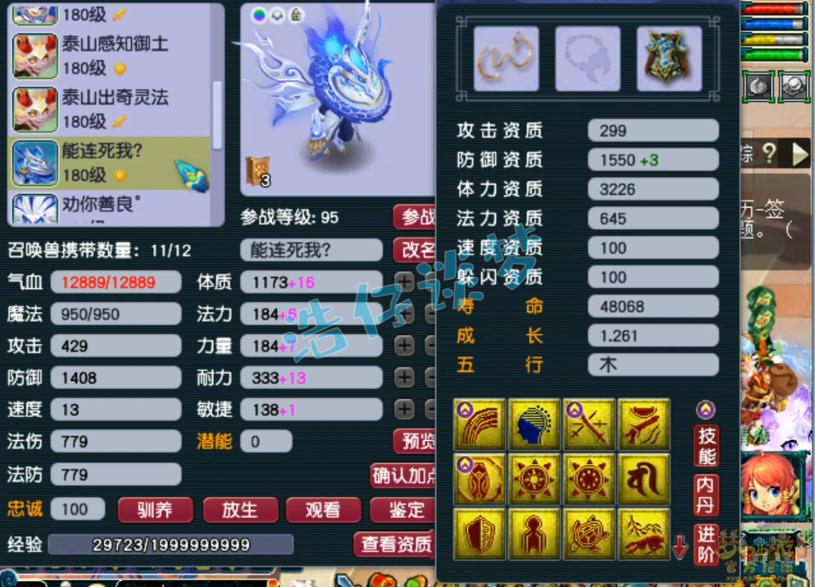 梦幻西游175级凌波城三攻装备展示图