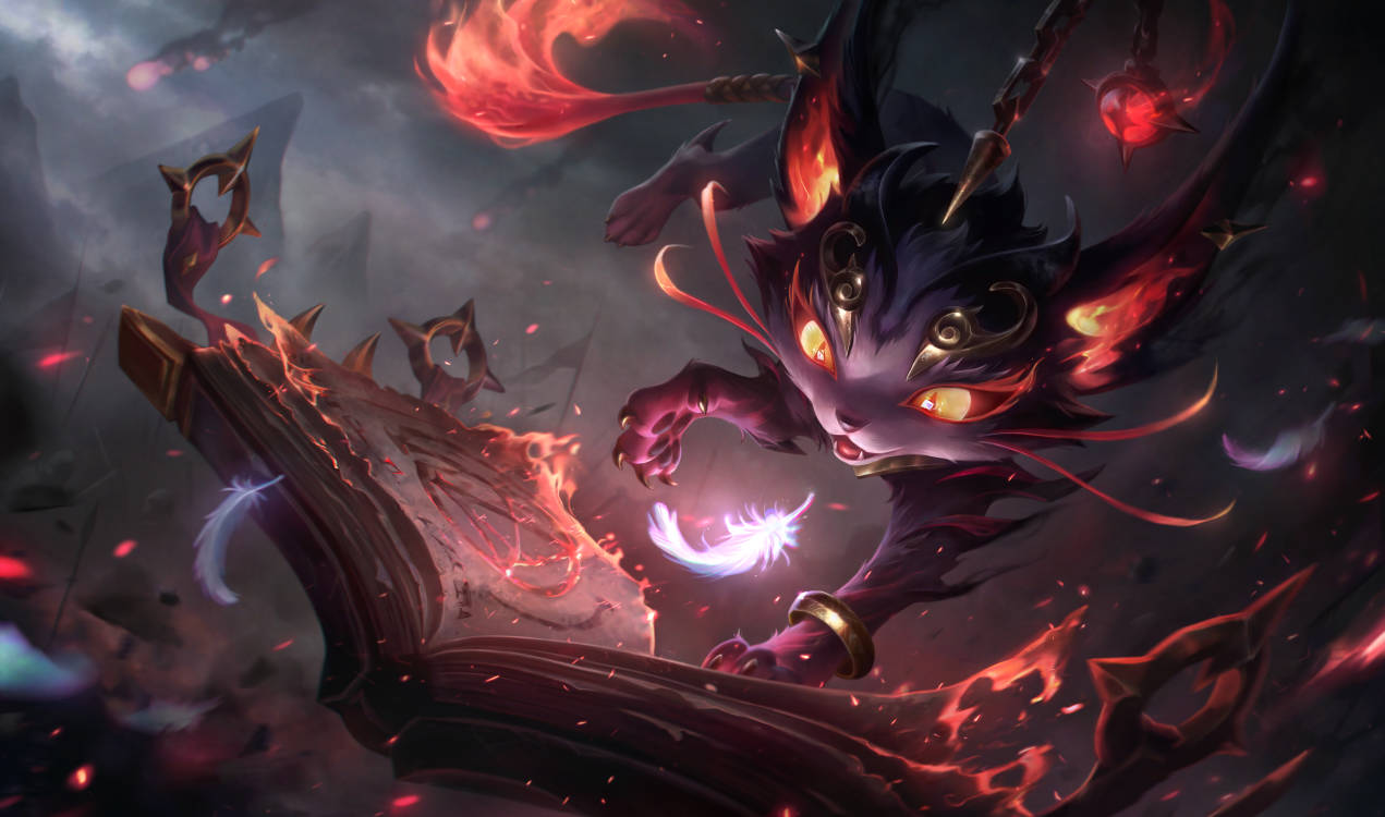 LOL黑夜使者悠米皮肤效果预览