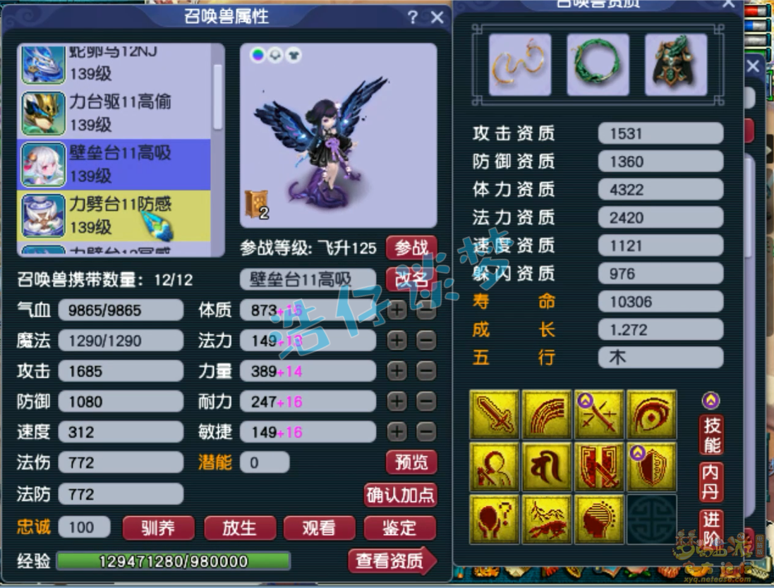 梦幻西游129级神木木装备展示图