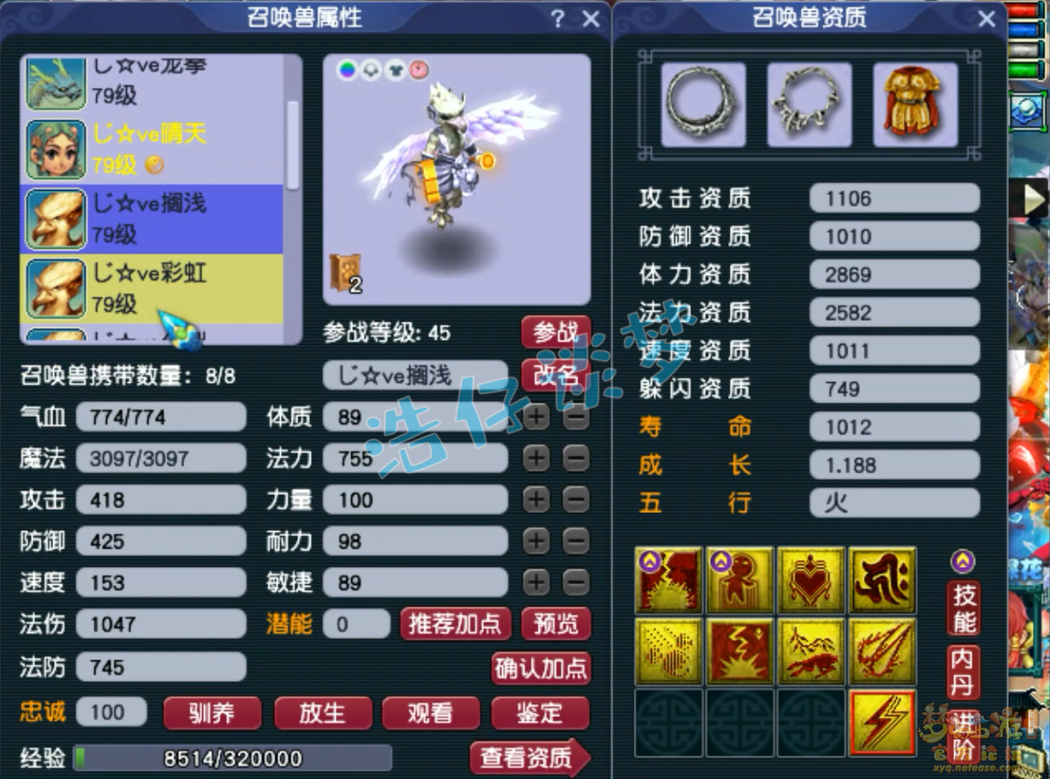 梦幻西游69级天宫装备展示图