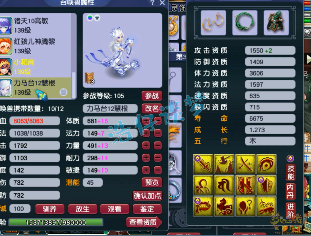 梦幻西游九黎城129装备展示图