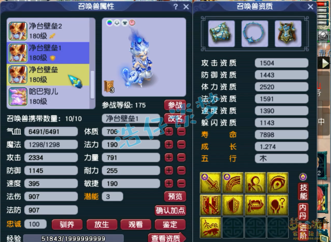 梦幻西游175级帮战龙宫装备展示图