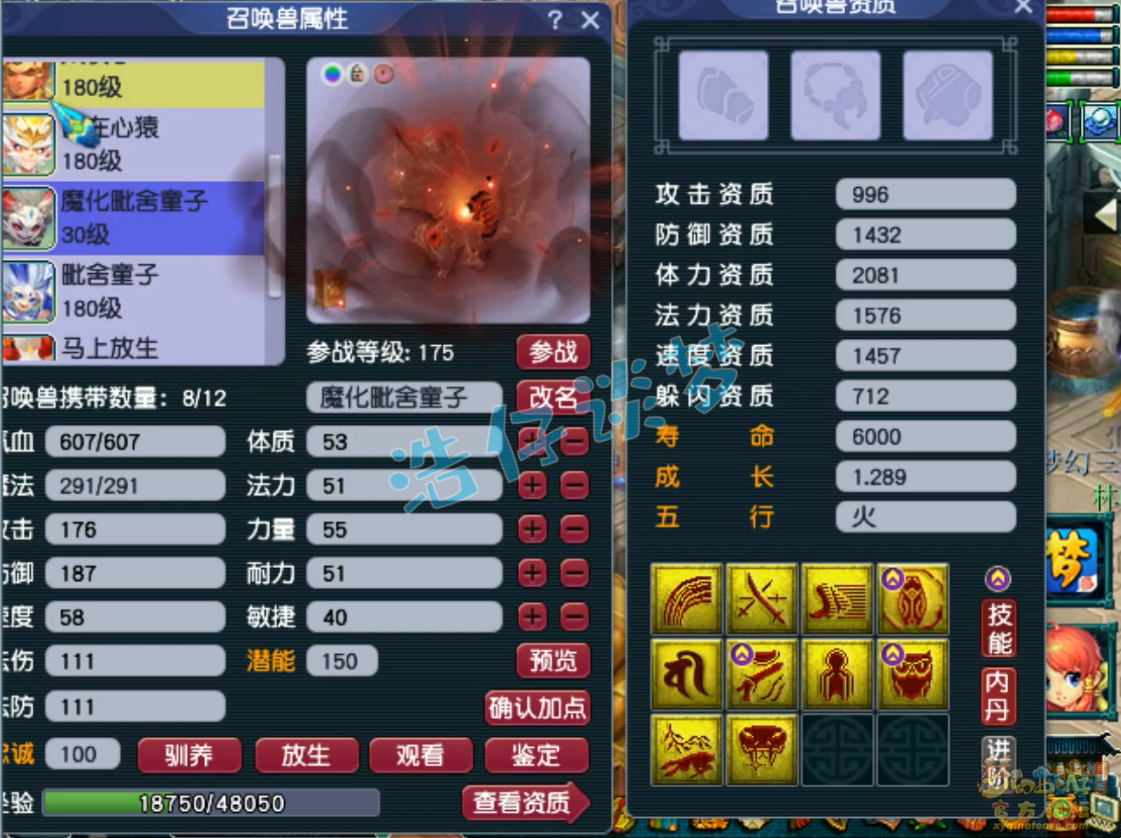 梦幻西游服战175级凌波城装备展示图